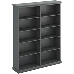 Двойной стеллаж серый Percent Rack Grey варинант исполнения - 1 | Loft Concept во Владивостоке