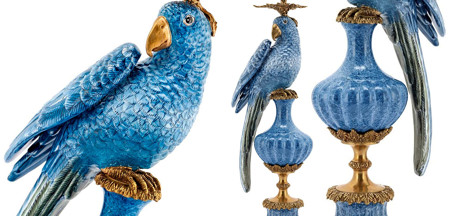 Подсвечник Abhika Candlen Parrot Atlantide Подсвечник Abhika Candlen Parrot Atlantide - Loft-Concept во Владивостоке