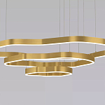 Люстра подвесная с 3-мя ассиметричными светодиодными лампами Golden Current варинант исполнения - 3 | Loft Concept во Владивостоке