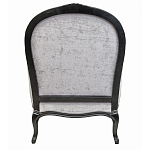 Кресло Ava Classical Armchair black and grey velour варинант исполнения - 2 | Loft Concept во Владивостоке
