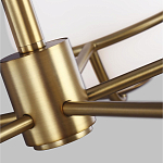 Люстра с 5-ю белыми шарообразными плафонами в сферические каркасах Feiss варинант исполнения - 3 | Loft Concept во Владивостоке