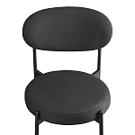 Стул мягкий Alfie Chair черный варинант исполнения - 5 | Loft Concept во Владивостоке