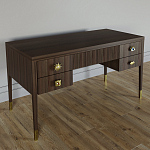 Письменный стол с 4-мя ящиками Elsa Dreams Walnut варинант исполнения - 1 | Loft Concept во Владивостоке