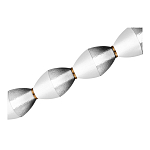 Подвесной светильник линейный в сочетании двух разных фактур стекла Enchanting варинант исполнения - 4 | Loft Concept во Владивостоке