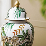 Ваза из фарфора с ручной росписью Leopard Collection  варинант исполнения - 5 | Loft Concept во Владивостоке