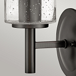 Бра с плафоном в форме цилиндра из прозрачного стекла с пузырьками Hinkley варинант исполнения - 9 | Loft Concept во Владивостоке