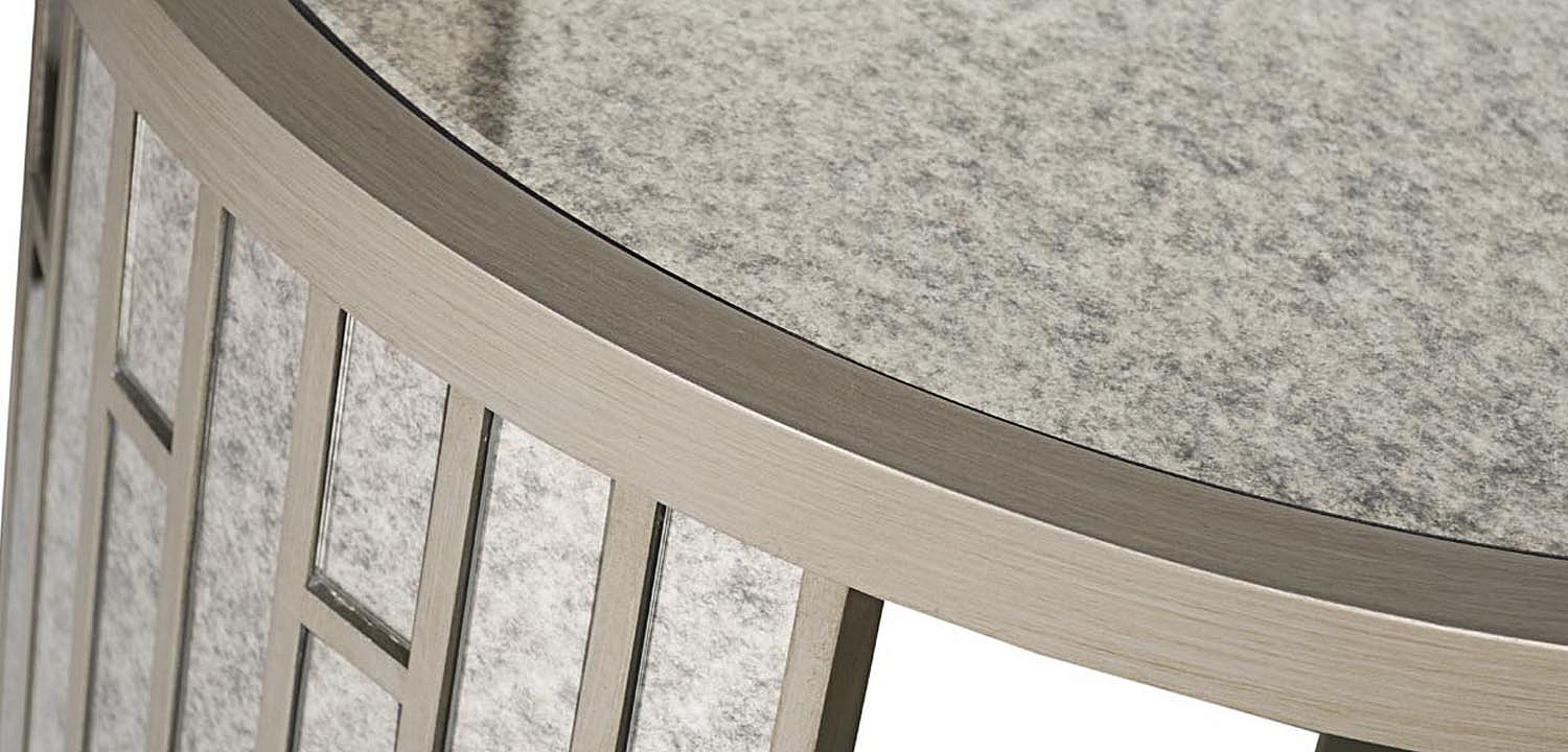Тумба круглая Mirror Blocks Nightstand Тумба круглая Mirror Blocks Nightstand - Loft-Concept во Владивостоке