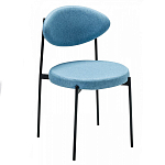 Стул металлический с мягкой спинкой и сиденьем Alfie Chair варинант исполнения - 5 | Loft Concept во Владивостоке