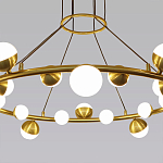 Люстра подвесная светодиодная с плафонами в форме шара Italian Globe Cedar Moss Light варинант исполнения - 2 | Loft Concept во Владивостоке