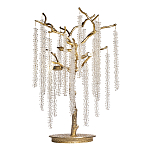Лампа настольная со стеклянными подвесами цвет золото FAIRYTREE Light варинант исполнения - 1 | Loft Concept во Владивостоке