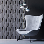 Гипсовая 3D Панель DRAGON SCALE - D варинант исполнения - 2 | Loft Concept во Владивостоке