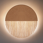 Бра круглое натуральная пробка с бахромой Natural Cork варинант исполнения - 4 | Loft Concept во Владивостоке
