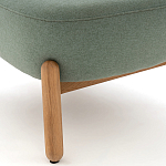 Кресло на деревянных ножках Olguin Green Chair варинант исполнения - 5 | Loft Concept во Владивостоке