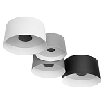 Потолочный светильник с 4-мя цилиндрическими абажурами белого серого и черного цвета Urban Dome варинант исполнения - 3 | Loft Concept во Владивостоке