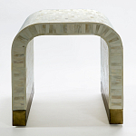 Приставной столик BONE INLAY SIDE TABLE-Cream варинант исполнения - 1 | Loft Concept во Владивостоке