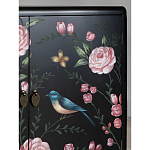 Комод деревянный Tits on flowers варинант исполнения - 7 | Loft Concept во Владивостоке