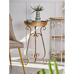 Столик приставной на фигурном подножии Magnificent Century варинант исполнения - 4 | Loft Concept во Владивостоке