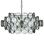 Люстра с каскадом из круглых стеклянных дисков Small Round Sequins варинант исполнения - 3 | Loft Concept во Владивостоке