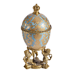 Шкатулка на величественных львах из фарфора с бронзовыми элементами Eden Garden варинант исполнения - 3 | Loft Concept во Владивостоке