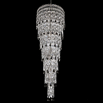 Люстра многоярусная каскадная с хрустальными подвесками Roul Crystal Light варинант исполнения - 2 | Loft Concept во Владивостоке