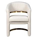 Полукресло Valbonne Chair cream velour варинант исполнения - 1 | Loft Concept во Владивостоке