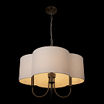 Люстра с белым текстильным абажуром Vitorino  варинант исполнения - 5 | Loft Concept во Владивостоке