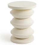 Фигурный приставной столик кремового цвета  AMORPHOUS варинант исполнения - 1 | Loft Concept во Владивостоке