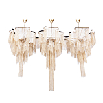 Люстра большая из золотистых металлических цепочек Atlantis Chain варинант исполнения - 2 | Loft Concept во Владивостоке