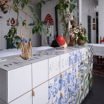 Дизайнерская кровать с системой хранения варинант исполнения - 2 | Loft Concept во Владивостоке