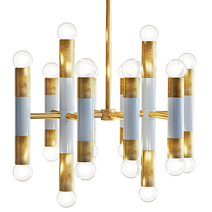 Люстра из латуни Stamens 20 ламп