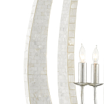 Люстра каплевидной формы покрытая перламутровой мозаикой Soft Pearl Shape варинант исполнения - 1 | Loft Concept во Владивостоке