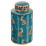 Ваза фарфоровая с крышкой Leopard Ccollection варинант исполнения - 1 | Loft Concept во Владивостоке