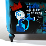 Кресло "Баския и Уорхол" Basquiat Warhol graffiti chair натуральная кожа варинант исполнения - 9 | Loft Concept во Владивостоке