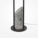 Напольный торшер светодионый черный Lumen Duo варинант исполнения - 4 | Loft Concept во Владивостоке