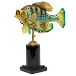 Статуэтка из фарфора в форме рыбы SEA Porcelain and Bronze варинант исполнения - 2 | Loft Concept во Владивостоке