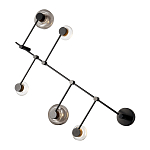 Бра с 5-ю плафонами разного диаметра и цвета Polyhedron варинант исполнения - 1 | Loft Concept во Владивостоке