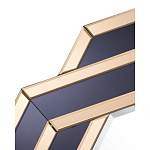 Зеркало восьмиугольное в черно-золотистой раме Pairing варинант исполнения - 2 | Loft Concept во Владивостоке