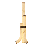 Торшер геометрический с тремя мраморными плафонами Marble Tripod варинант исполнения - 2 | Loft Concept во Владивостоке