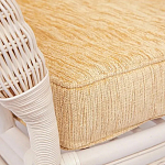 Комплект уличной мебели из ротанга Eloise белый варинант исполнения - 6 | Loft Concept во Владивостоке