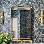 Зеркало в золотой раме Arched Mirror варинант исполнения - 2 | Loft Concept во Владивостоке