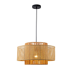 Подвесной светильник с абажуром из плтеного бамбука Light Inside the Cell варинант исполнения - 2 | Loft Concept во Владивостоке
