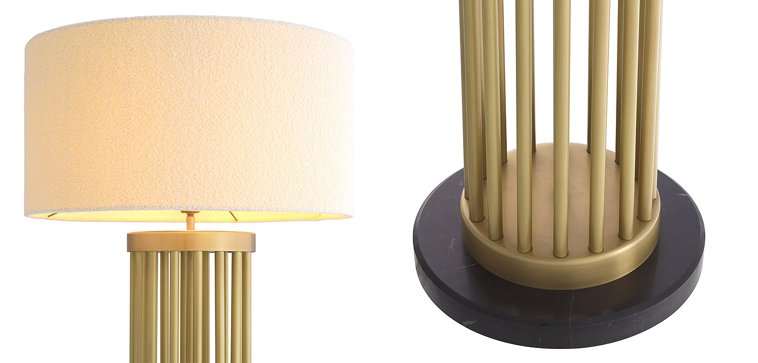 Торшер Eichholtz Floor Lamp Condo Brass Торшер Eichholtz Floor Lamp Condo Brass - Loft-Concept во Владивостоке
