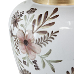 Ваза с нежным цветочным узором в пастельных тонах и крышкой с золотым акцентом Chinoiserie Ceramics варинант исполнения - 3 | Loft Concept во Владивостоке