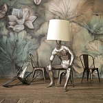 Лампа MALE MANNEQUIN LAMP с абажуром варинант исполнения - 2 | Loft Concept во Владивостоке