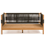 Садовый диван из тикового дерева и веревок Оreon варинант исполнения - 5 | Loft Concept во Владивостоке