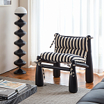 Кресло черно-белое со съемными подушками Celebrity варинант исполнения - 7 | Loft Concept во Владивостоке