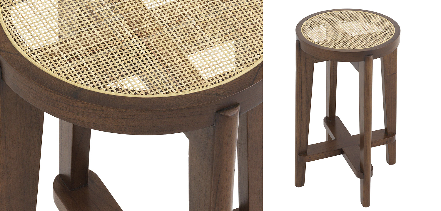 Полубарный стул Eichholtz Counter Stool Dareau brown Полубарный стул Eichholtz Counter Stool Dareau brown - Loft-Concept во Владивостоке