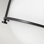 Потолочный светильник с плафоном в форме белого матового шара Hinkley варинант исполнения - 3 | Loft Concept во Владивостоке