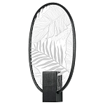 Бра с гравировкой на акриловом плафоне Gravyura Black варинант исполнения - 1 | Loft Concept во Владивостоке