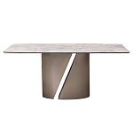 Стол обеденный керамический серый Servorios варинант исполнения - 1 | Loft Concept во Владивостоке